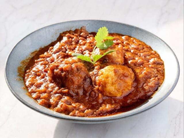 EGG CURRY.
