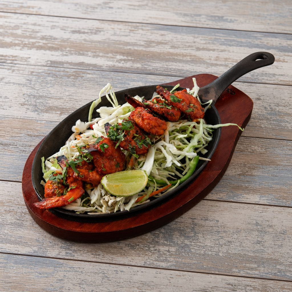 TANDOORI SHRIMP.