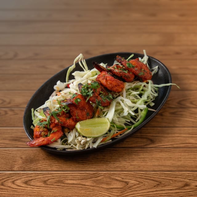TANDOORI SHRIMP.