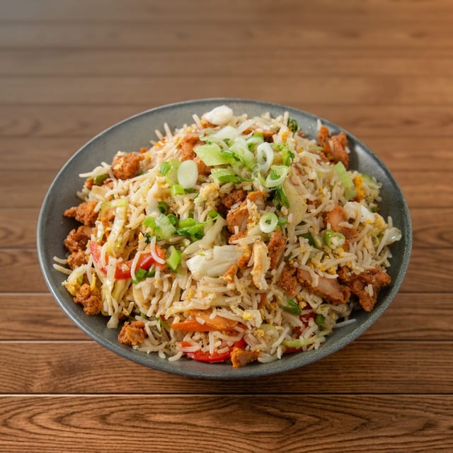 CHICKEN FRIED RICE.